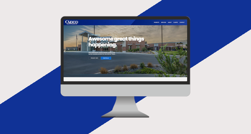 CADCO Homepage Case Study Monitor