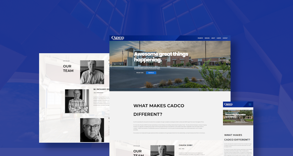 CADCO Homepage Case Study
