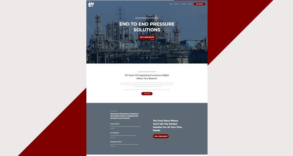 IMC Homepage Case Study